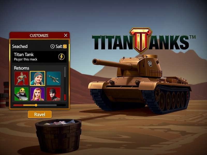 Titan Tanks Mahabharata Mayhem customization screen